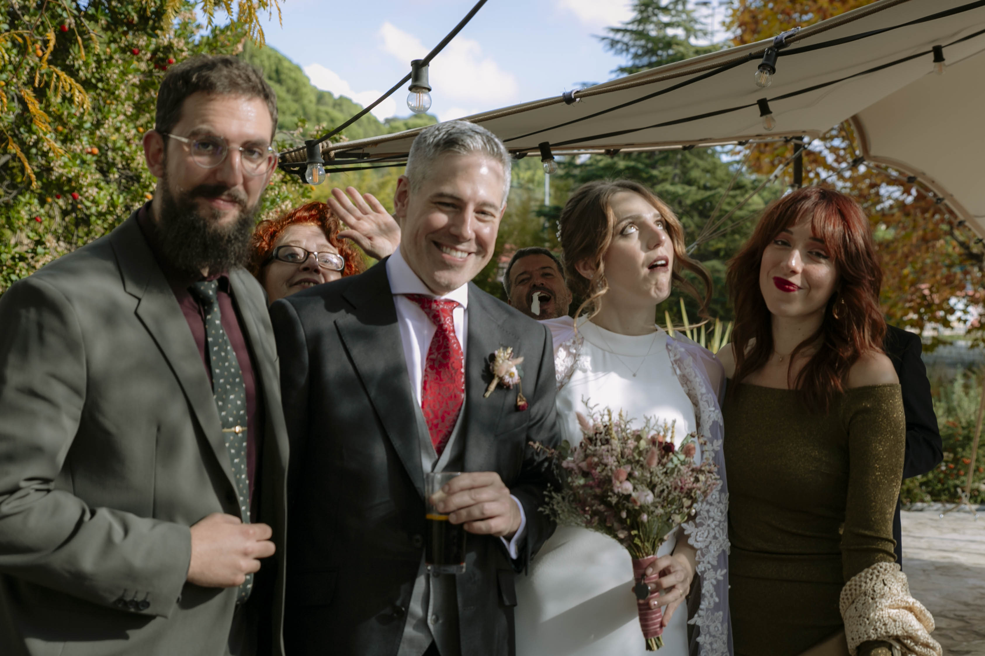 fotografias de cocktail y ceremonia de boda en madrid