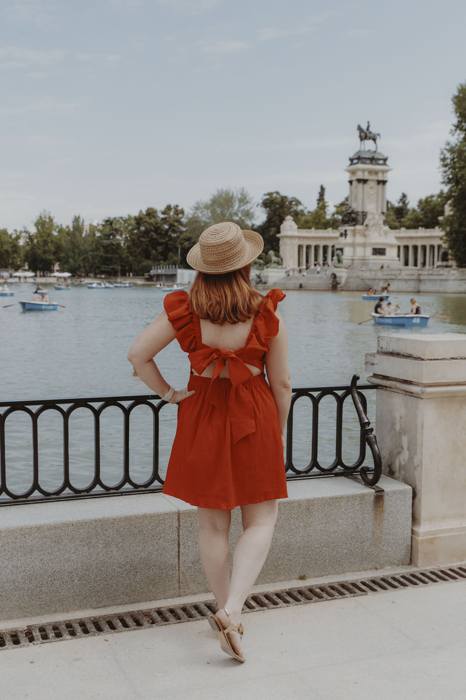 sesion de fotos individual en el parque del retiro