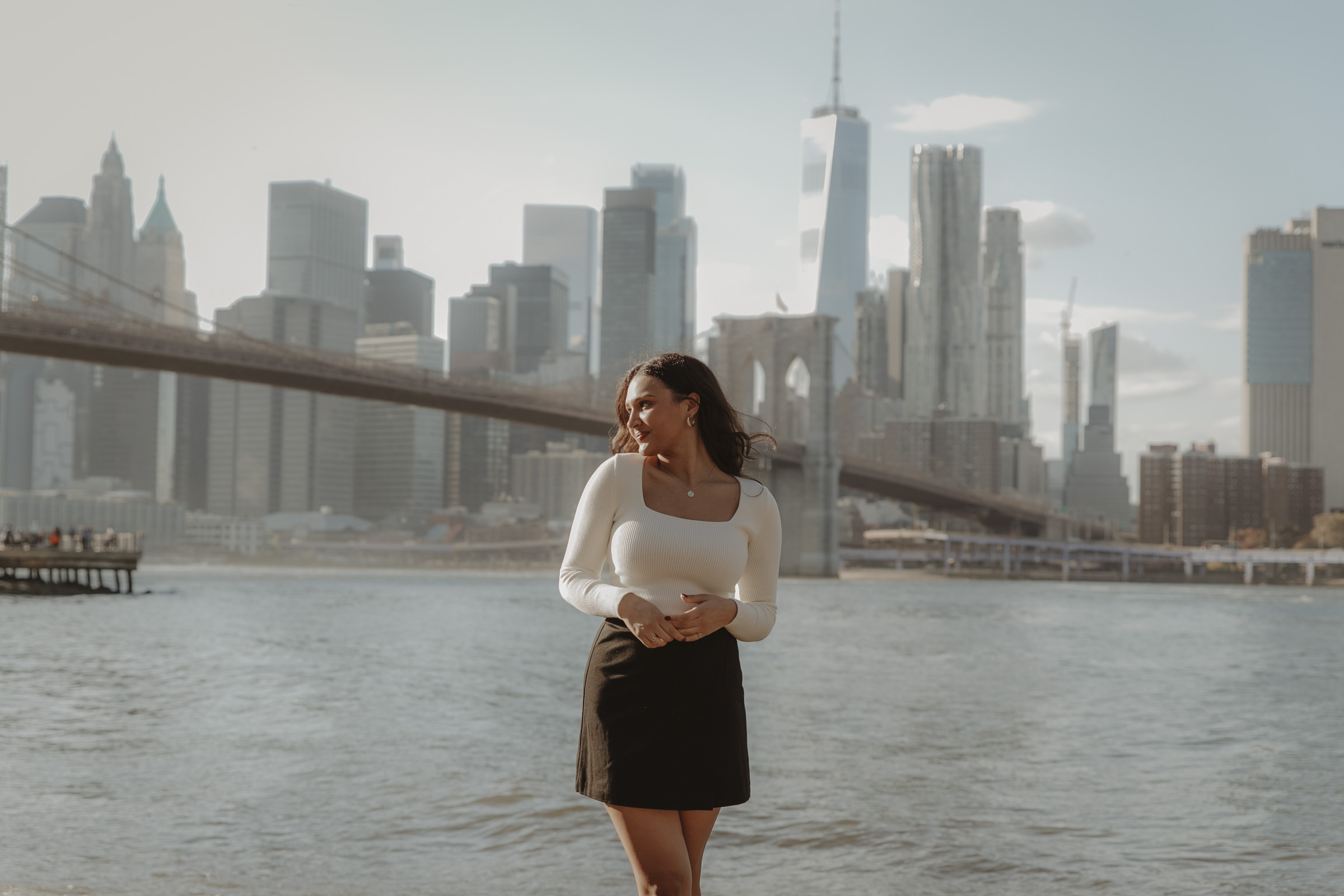 sesion de fotos individual en dumbo park, nyc