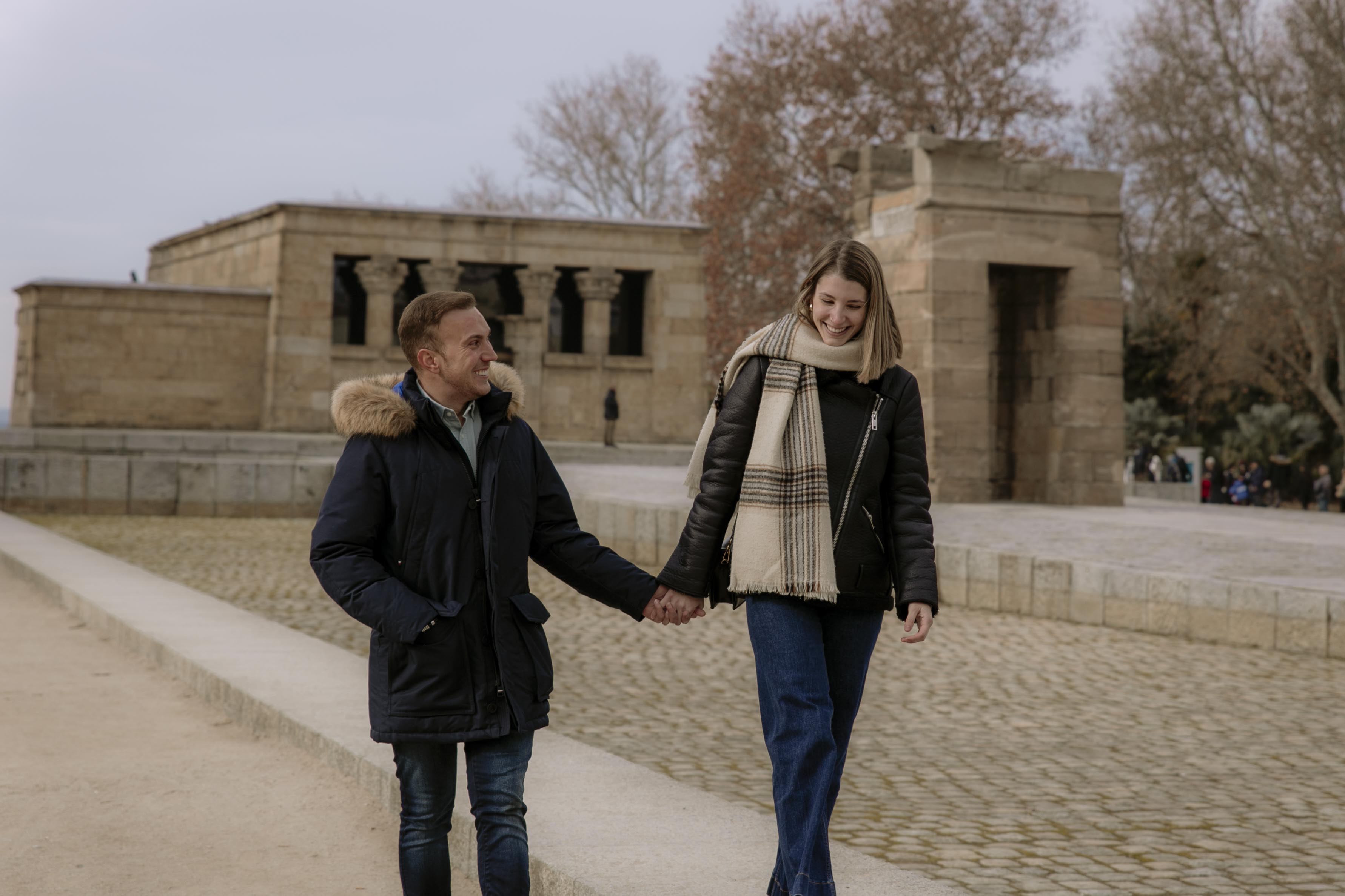 sesiones de fotografia en pareja en el centro de madrid