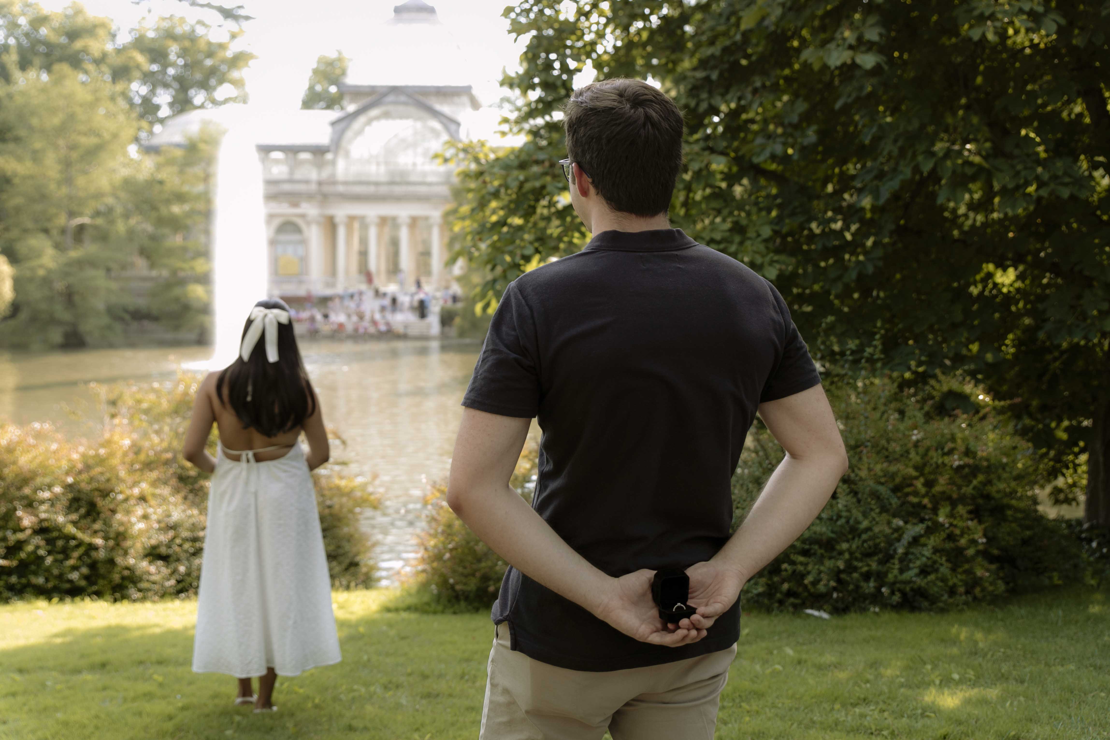 fotografia de pedida de matrimonio en madrid