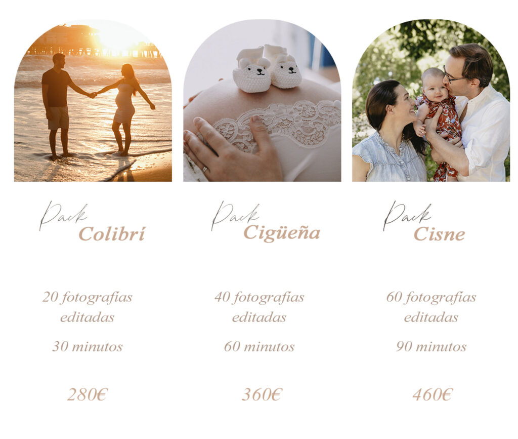 paquetes de sesiones de fotos de premama y embarazo en madrid