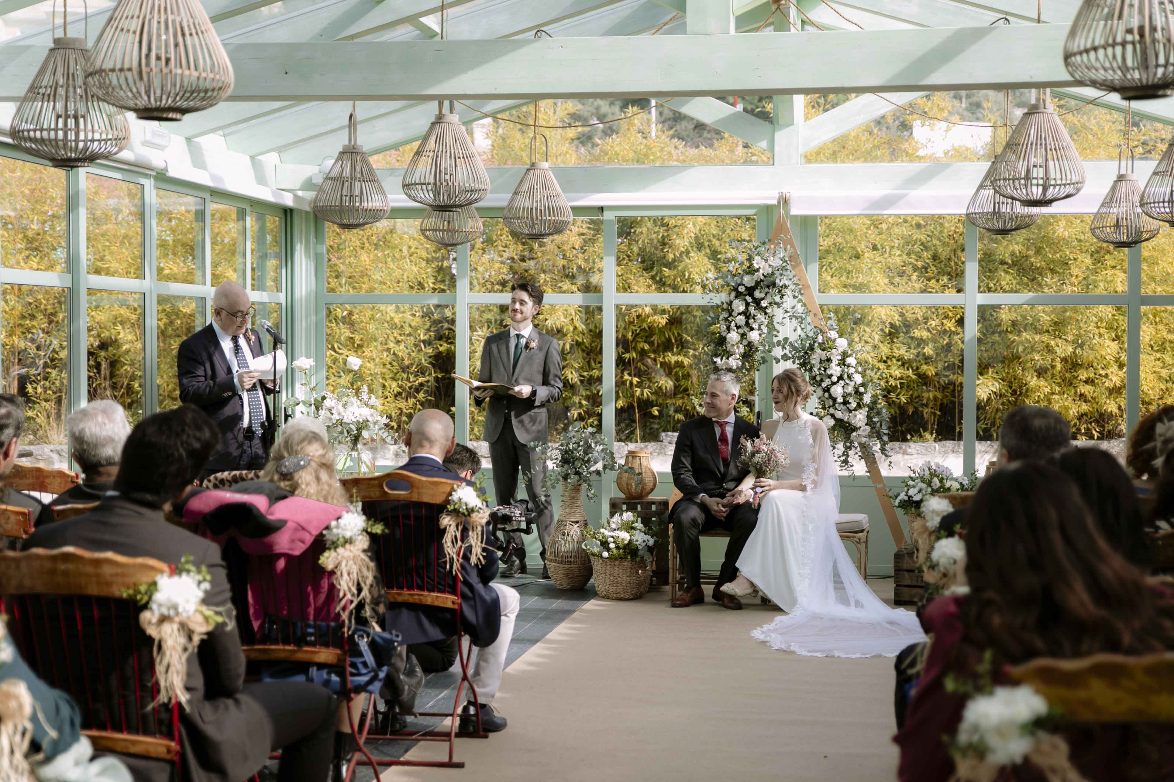 fotografia de bodas en la finca de la casa verde en madrid