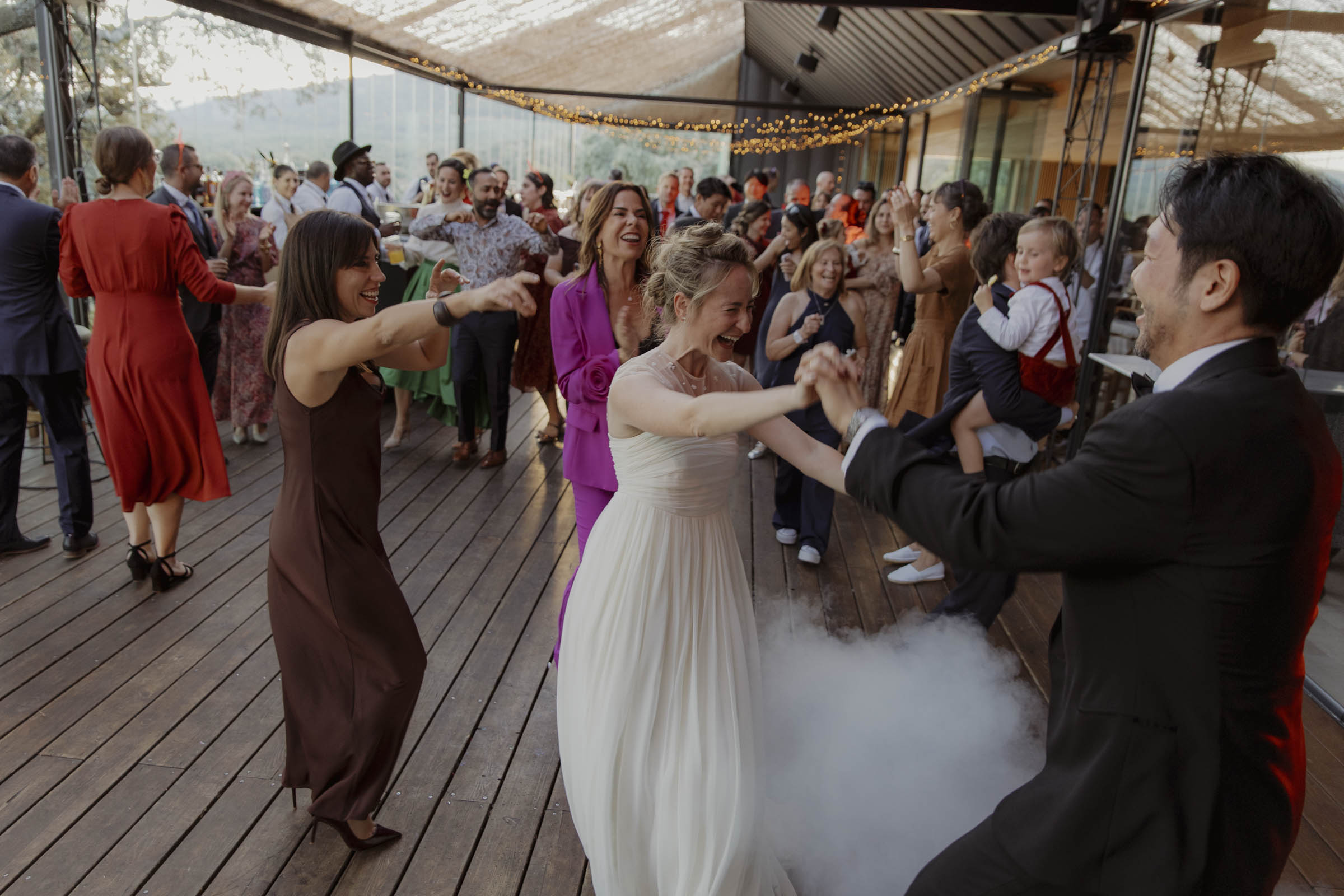 fotografia de la boda de M&J en la finca El Jaral de la Mira, en guadarrama, madrid